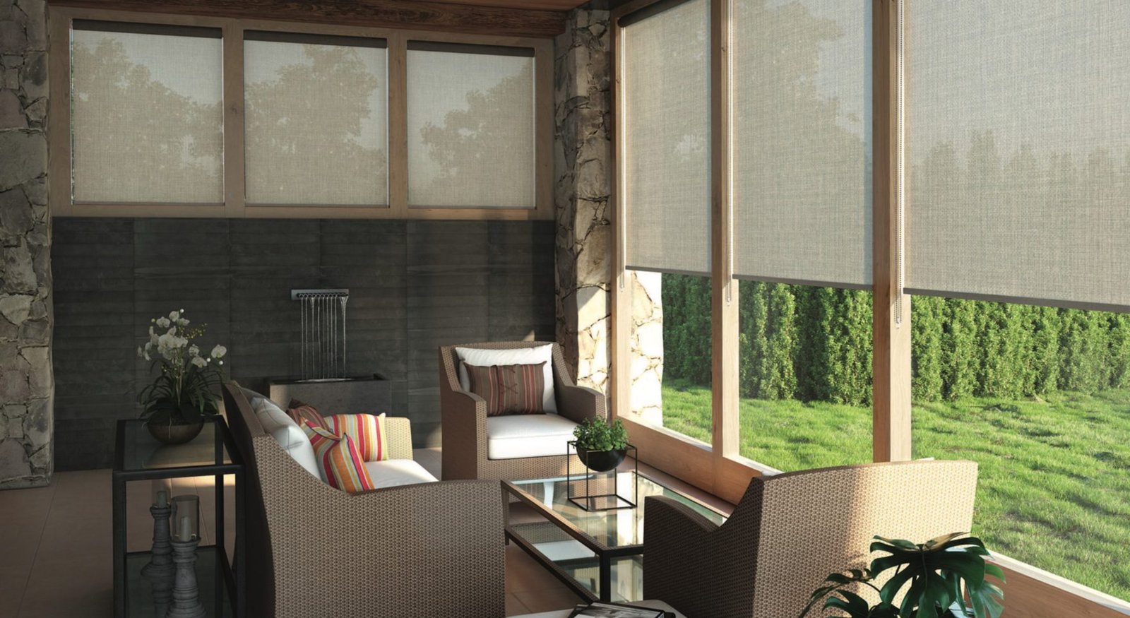 Motorized Screens for Effortless Living